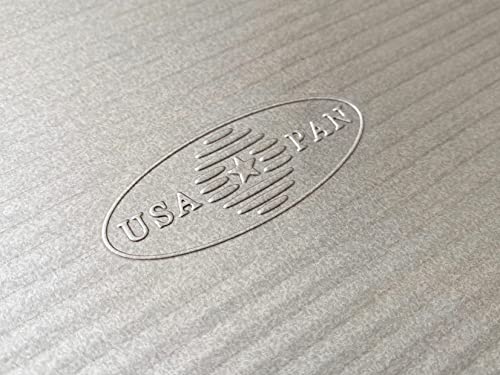USA Pan Nonstick Half Sheet Pan and Quarter Sheet Pan, Set of 2, Aluminized Steel - size: Half Sheet, Quarter Sheet, style: Set of 2