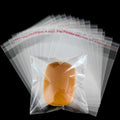 Soarvita Clear Self Sealing Cookie Bags: 4x4 Inches 100 Pcs Plastic Resealable Gift Wrap Cellophane Bags for Packaging Cookies, Candy, Treat, Gifts, Snacks and Party Favors - Self Adhesive Wrappers - color: 4x4 Inch -100pcs