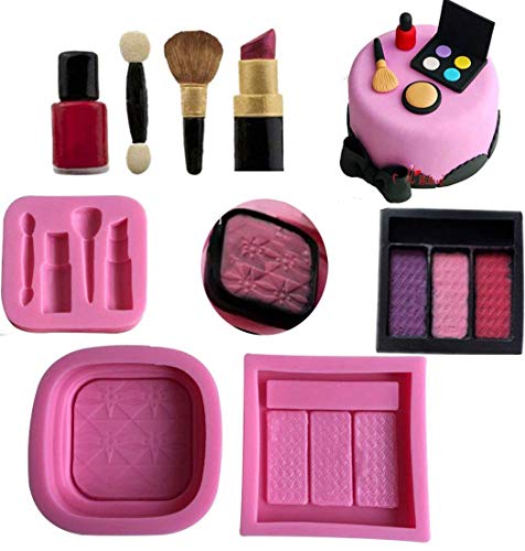 3D mini Makeup Tools Loose Powder Eye Shadow silicone molds set of 3