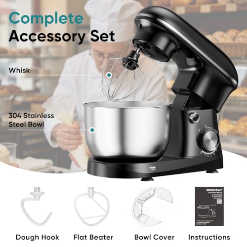 OLIXIS 4.2 Qt Stand Mixer, 10-Speed Tilt-Head Electric Mixer for Baking - size: 4.2 Quart