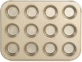 Glad Mini Muffin Pan Nonstick - Heavy Duty Metal Cupcake Tin with Small Baking Cups, Mini 12-Cup (Pack of 6) - size: Mini 12-Cup (Pack of 6)