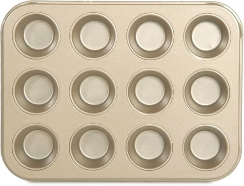 Glad Mini Muffin Pan Nonstick - Heavy Duty Metal Cupcake Tin with Small Baking Cups, Mini 12-Cup (Pack of 6) - size: Mini 12-Cup (Pack of 6)