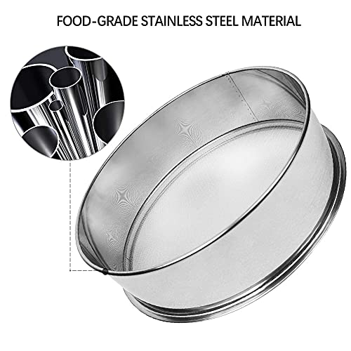 Vibrating Sifter-Stainless Steel 10 Mesh for Powder Sifter Machine - size: 10 mesh