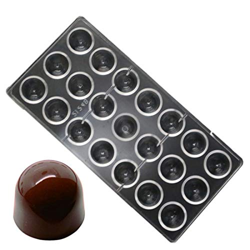 Grainrain polycarbonate chocolate mold polycarbonate chocolate bar mould Bullet Clear Hard Plastic candy pastry tools - Big Size (19322) - color: 8
