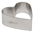 Ateco Heart Stainless Steel Form, 3 by 1.4-Inches High - size: Heart, 1.4" High x 3" Wide