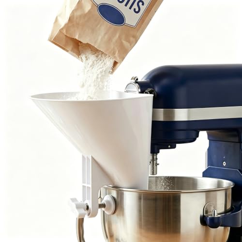 Flour Funnel for Kitchen Aid Accessories and Attachments