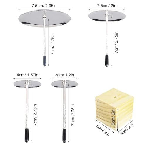 Cake Flower Nail Lifters Set - Stainless-Steel Baking Tools,6 Pcs,Icing Flowers Decoration (14 PCS) - size: 14 PCS