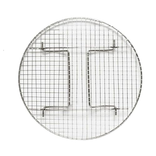 TrueCraftware- 12-3/4” Round Steamer Rack/Cooling Rack Nickel Plated- Steamer Insert Steaming Rack Steam Tray Multi-functional Steamer Basket Cookware Veggie Fish Seafood Cooking - size: 12-3/4 Inch