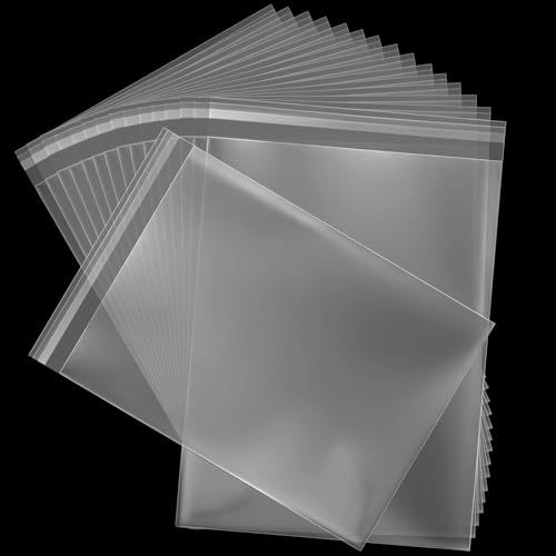 120Pcs 9"x12" Self Seal Cellophane Bags, 2 Mil Thick - size: 9x12 Inch (Pack of 120)