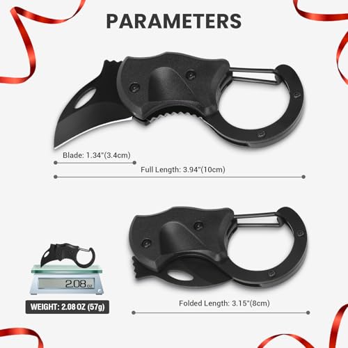 FUNBRO Edc Box Cutter - color: 1 Pack Black Gift