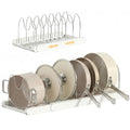 Expandable Pots and Pans Organizer Under Cabinet
