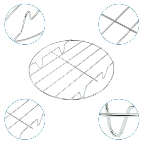 Air Fryer Rack Set, 20cm/7.87 Inch, 3 Pcs, Stainless Steel - size: 20cm/7.87 Inch