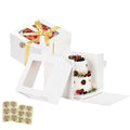 Tall Cake Boxes 12x12x12 Cake Boxes for Weddings Birthdays, 2Pack