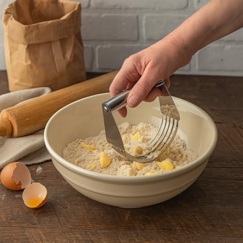 Mrs. Anderson’s Baking Pastry Dough Blender, Stainless Steel, 5-Blade Design - style: Bladed Pastry Blender, Stainless Steel
