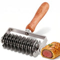 Pastry Lattice Roller Cutter - Stainless Steel Dough Lattice for Pie Pizza Bread beef wellington Pastry Crust Roller Cutter