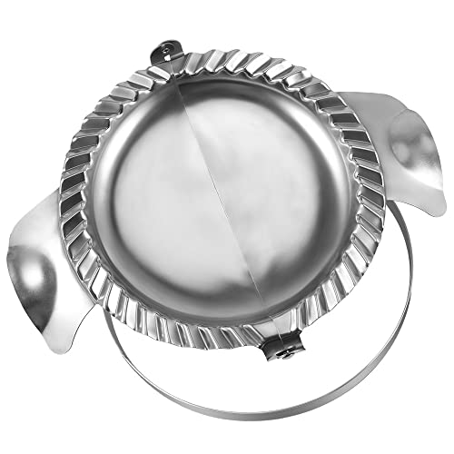 Extra Large Empanada Maker - 7 inch Seal with Dough Cutter Circle, Stainless Steel Press, Pastry Tools, Pocket Pie Maker