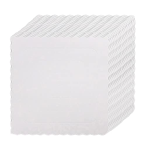 25 PCS 10 Inch Square White Cake Boards for 8 Inch Cakes, Mousse Display