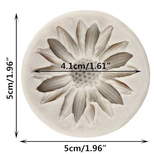 Chrysanthemum Silicone Mold Flower Fondant Cake Molds - color: Style Y