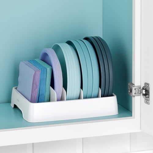 YouCopia StoraLid Adjustable Food Container Lid Organizer for Kitchen Cabinet Storage, Small, 2-Pack - size: Small 2-Pack Classic Edition
