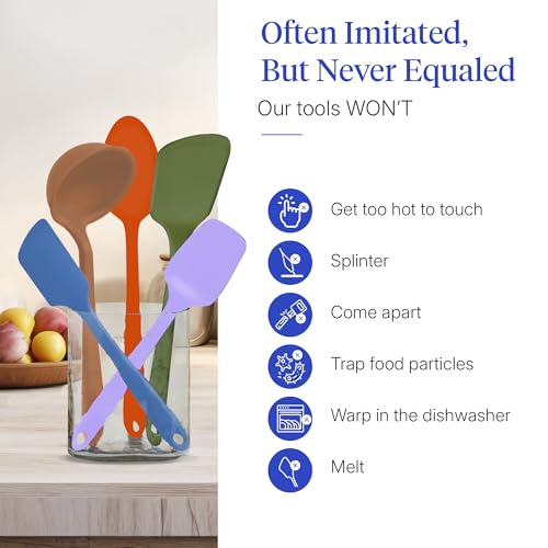 GIR: 5-Piece Silicone Ultimate Kitchen Utensils Set – Mediterranean - color: Mediterranean, size: 5 - Piece Set