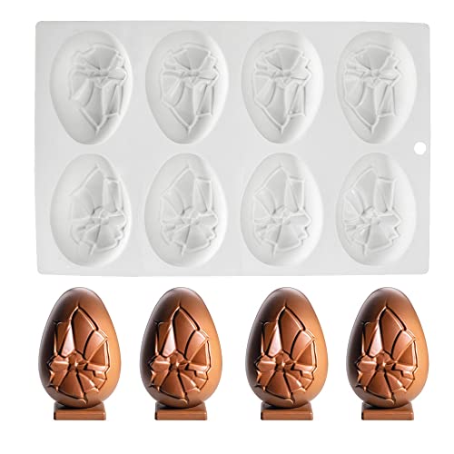 Mostsom Silicone Mold - Easter Egg Shaped Cake & Chocolate Mold, Non-stick Muffin & Cupcake Moulds for Easter Party - size: Easter Egg G