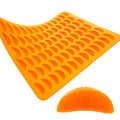 Mandarin Orange Slice Silicone Candy Mold - Half Sheet - size: Orange Slice