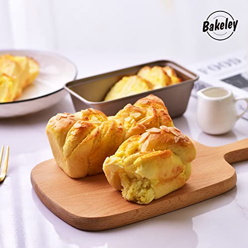 6x3 Inch Mini Loaf Pan Set of 4 Nonstick Carbon Steel Pans for Bread Baking - size: 6x3" 0.7Lb 4Pcs