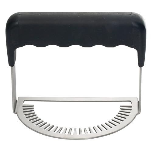 Winco 5" Silver Stainless Steel Empanada Fork/Dumpling Press Crimper