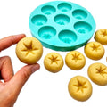 Mini Donuts Mold, Old fashioned donut silicone mold Soap Candle Mold for Wax Mold for Resin NS051