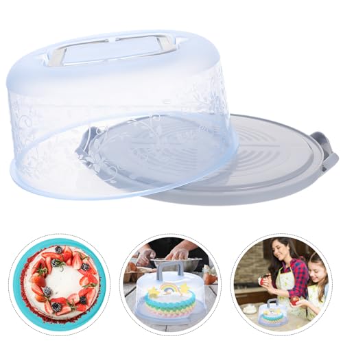 Portable Buckle Cake Box with Handle .82 X 9.82 X 5.11 in