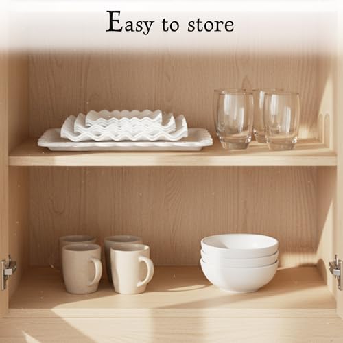 NWK 5-Piece Cupcake Stand & Appetizer Trays Set (Square, Gold) - color: Gold