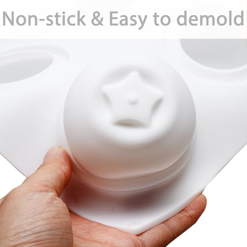 6-Cavity Blueberry Silicone Mold for Chocolate Desserts - color: White(6-Cavity blueberry)
