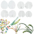 Sijiangmold Leaf Silicone Veining Mold Leaf Veined Fondant Molds Set of 4 - color: Style H