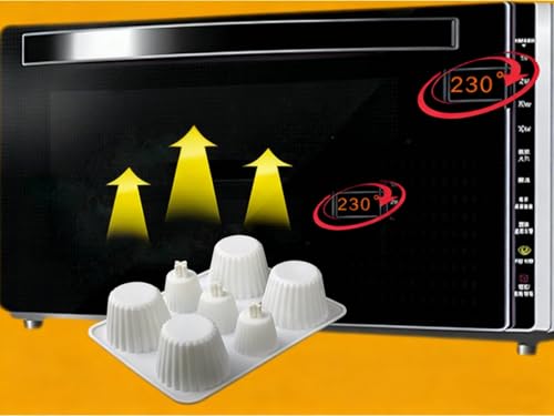 2pk Silicone Coffee Cup Baking Mold Easy Release for Desserts