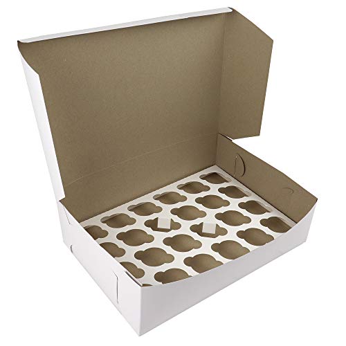 Mini Cupcake Insert for 14x10 Cake Box, 100 Pack