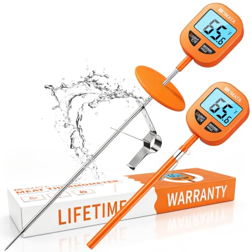 BOMATA Digital Meat & Candy Thermometer 2 Pack, Include 10" & 5" Probes - size: 2-Pack (5" + 10")