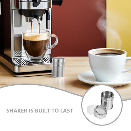 ABOOFAN Stainless Steel Sugar Powder Shaker with Lid Fine Mesh 2.75 in - size: 7.00X5.00X5.00CM