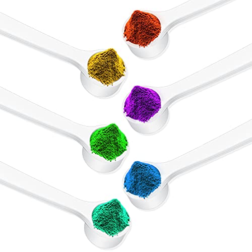 Powder Scoops Micro Measuring Spoons Tiny Shovel Scoop Spice Scoop Tiny Measuring Spoons Micro Powder Scoops for Cosmetics Spices Measurement Tools Supplies (36 Pieces, 1.2 Ml) - size: 1.2 ml