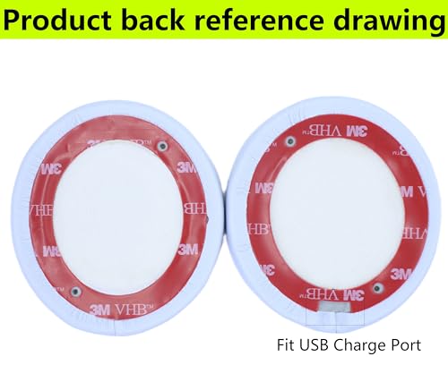 Replacement Ear Pads Compatible with Beats Solo 3.0 Wireless White - color: White