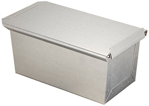 遠藤商事 Endoshoji WSY03010 Altite Bread Pan, Commercial Use, With Lid, 1 Loaf, Altite, Made in Japan, Silver - size: Width 8.7 x Depth 4.7 x Height 4.3 inches