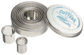 Ateco Plain Edge Round Cutters in Graduated Sizes, Stainless Steel, 11 Pc Set - size: Plain Edge, style: #5357 Round, 11 pcs