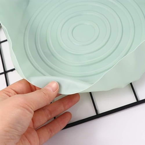 2 Pack Air Fryer Silicone Liners, 7.5 inch Reusable Air Fryers Baking Tray, Round Fried Chicken Basket Mat, Non-Stick Oven Silicone Pan Mat Easy To Clean