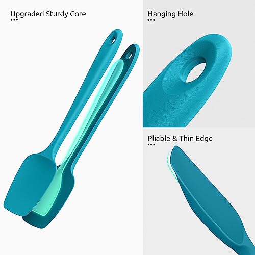 U-Taste Silicone Spoon Spatula Set of 3, 600°F Heat Resistant, Multicolor - color: Multicolors