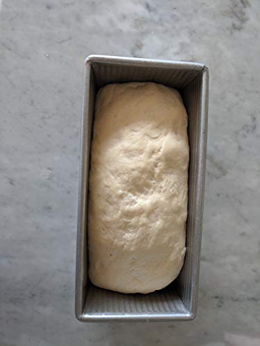 USA Pan Bakeware Pullman Loaf Pan, Large, Silver - size: 13 x 4, style: No Lid