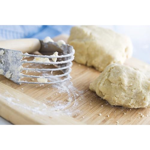 Mrs. Anderson’s Baking Professional 5-Blade Pastry Cutter and Dough Blender, Stainless Steel Blades with Wood Handle - style: Bladed Pastry Blender, Wood Handle