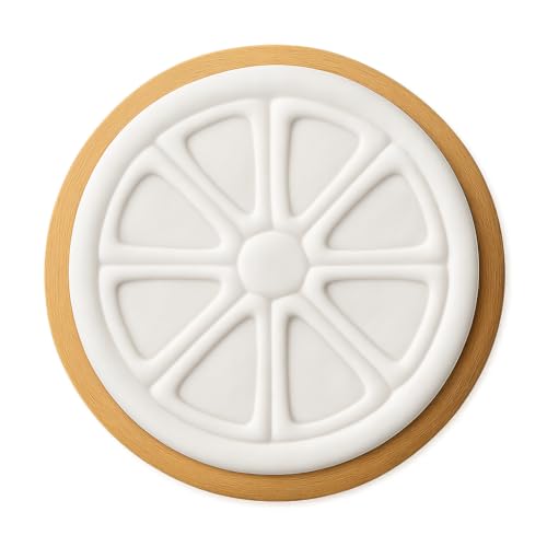 Stagecoach Wheel Cookie Cutter & Stamp, Fondant, Clay - 4x4"
