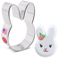 Ann Clark Cute Bunny Head Cookie Cutter, 3” Made in USA