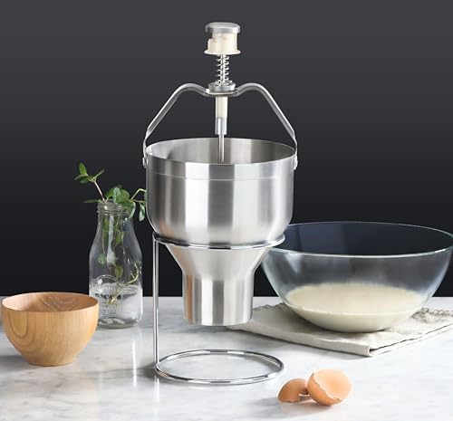 New Star Foodservice Pancake Batter Dispenser with Stand - style: Stainless Steel