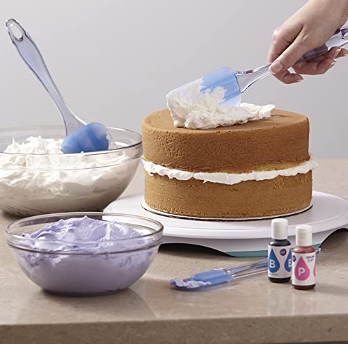 Wilton Easy Flex Silicone Spatula Set, Frosting, 3-Piece