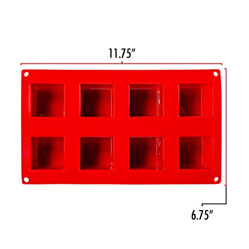 Fat Daddio's SMF-005 Silicone Bakeware 15-Cavity Hemisphere (.68 oz) - size: 11.75 x 6.75 Inch, style: 24-Cavity Flat Bottom Hemisphere (.61 oz)